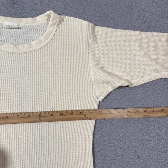 Vintage Sears Thermal Shirt Men's M/L Waffle Knit Base Layer USA 70s 80s - Picture 4 of 6